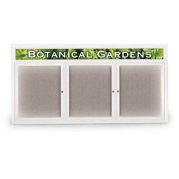 United Visual Products Open Faced Traditional Rounded Corkboard UV644ARC-BLACK-CLOUD - main